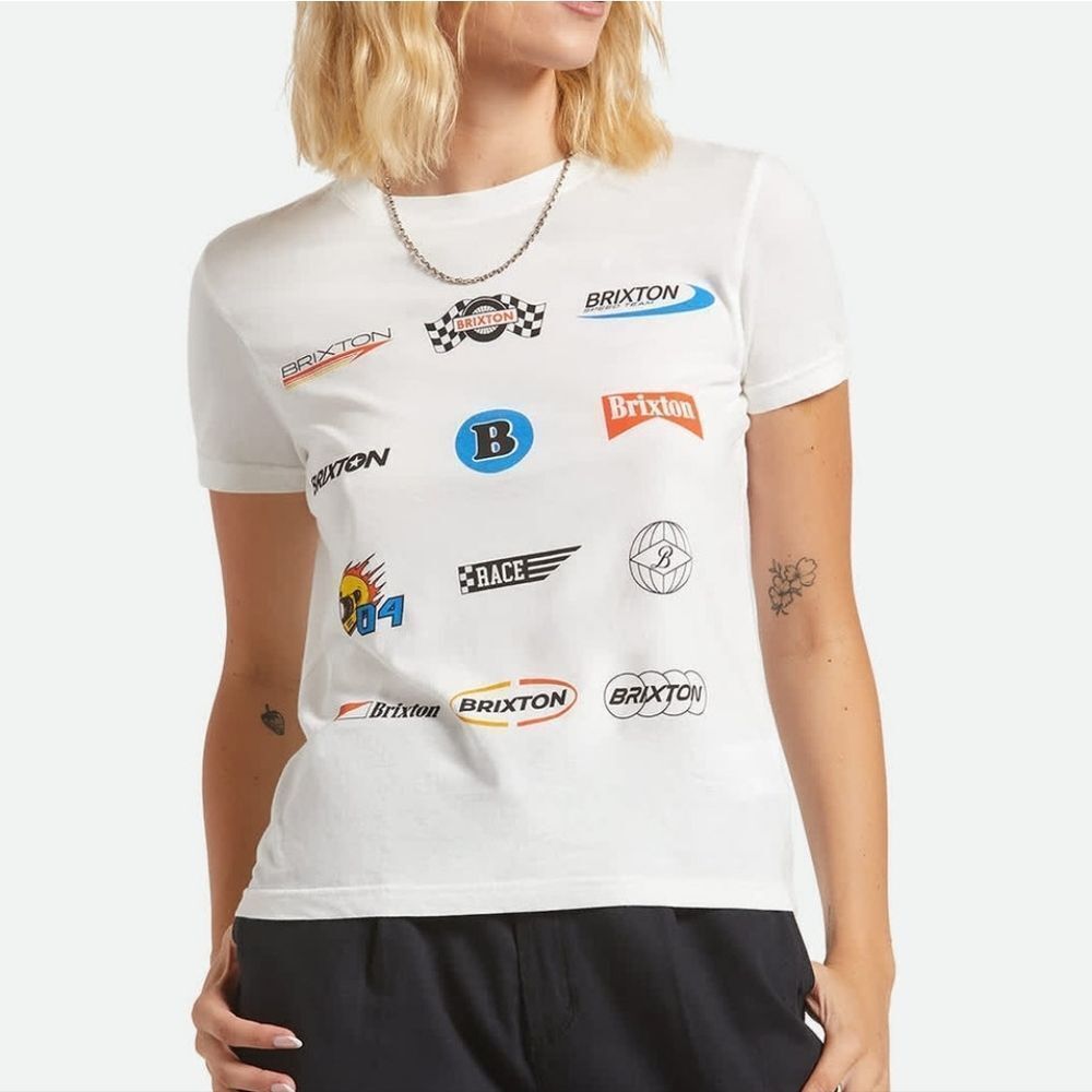 Brixton Racing Patches Crew T-Shirt